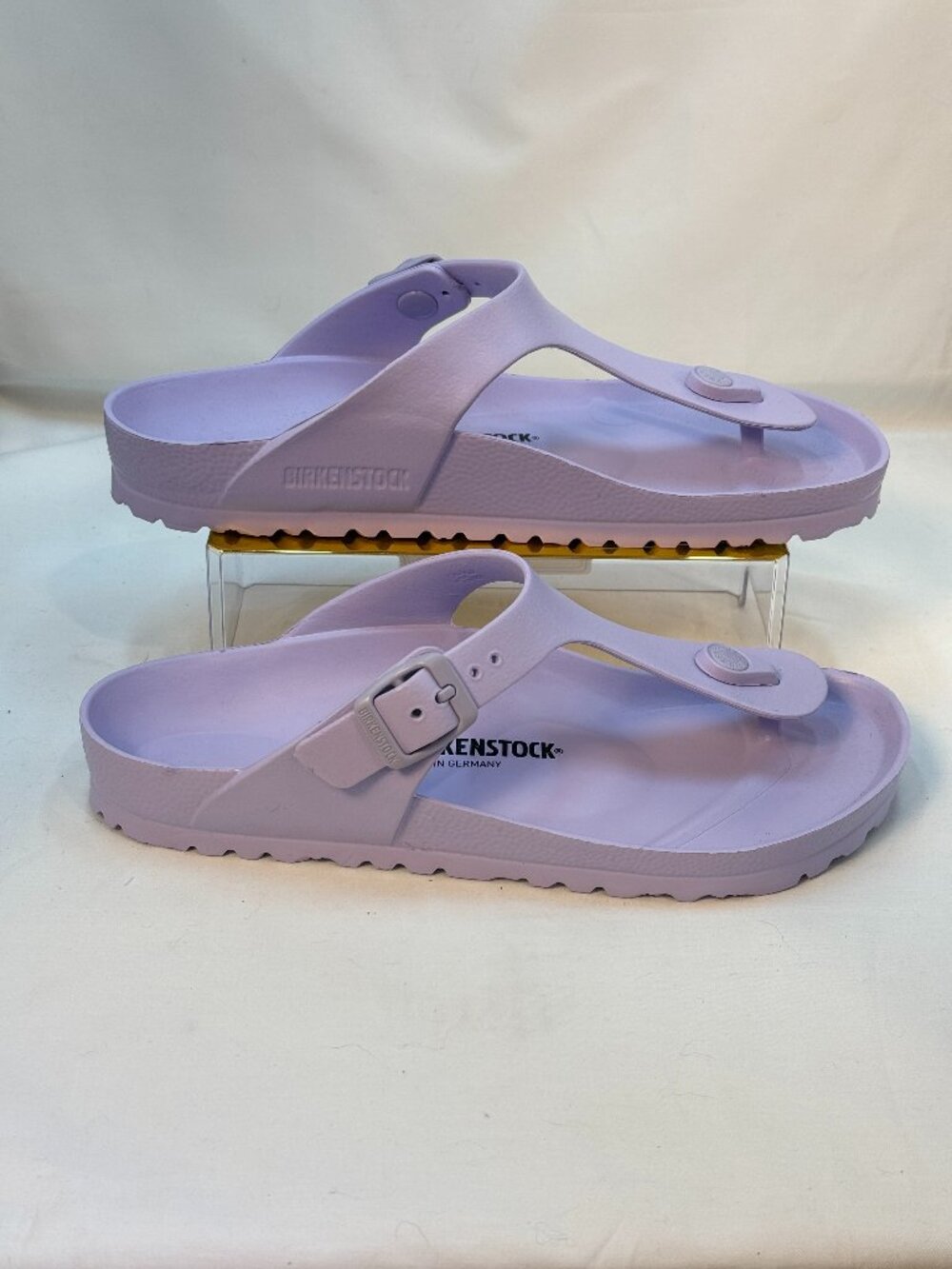 Birkenstock Gizeh EVA Sandals Purple Fog Lavender 39 Regular Wide